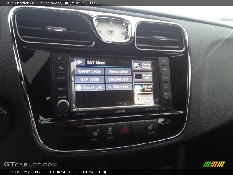 Bright White / Black 2014 Chrysler 200 Limited Sedan