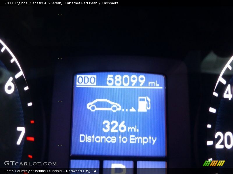 Cabernet Red Pearl / Cashmere 2011 Hyundai Genesis 4.6 Sedan
