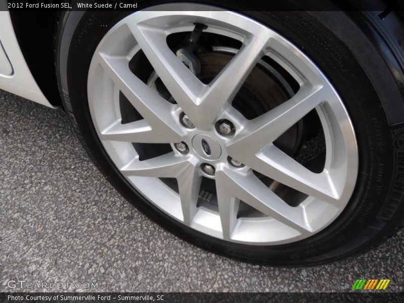 White Suede / Camel 2012 Ford Fusion SEL