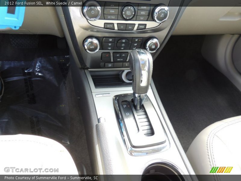 White Suede / Camel 2012 Ford Fusion SEL