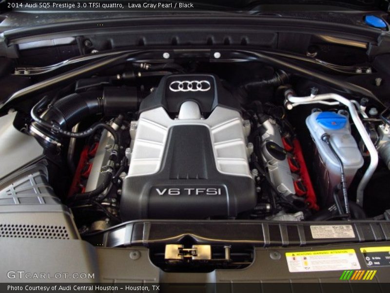 Lava Gray Pearl / Black 2014 Audi SQ5 Prestige 3.0 TFSI quattro