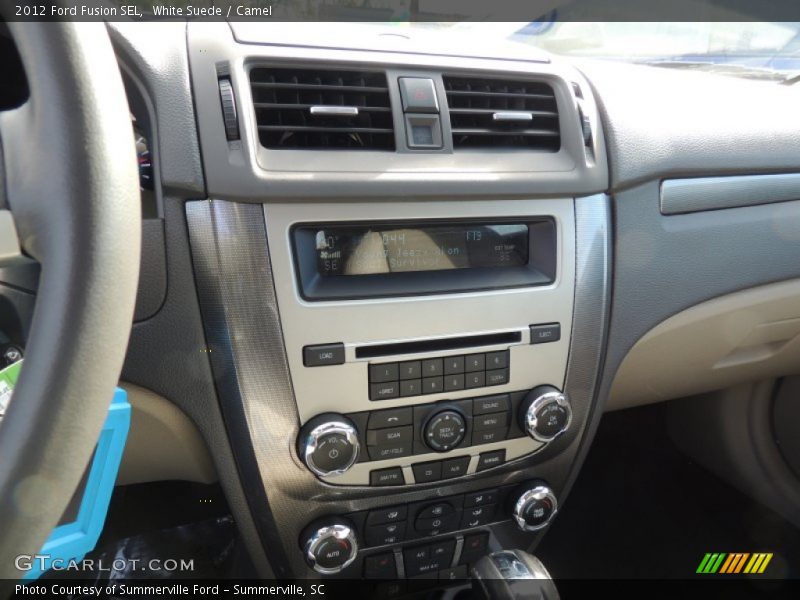 White Suede / Camel 2012 Ford Fusion SEL