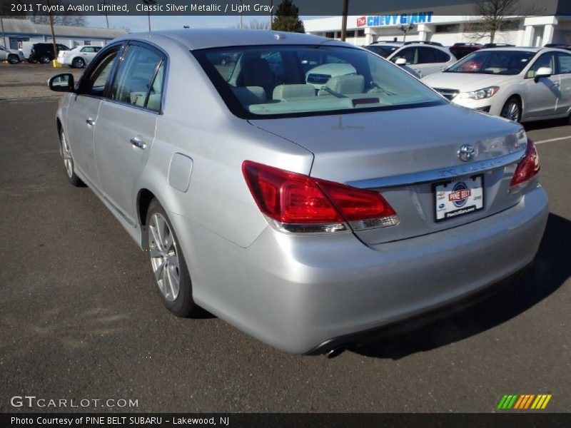 Classic Silver Metallic / Light Gray 2011 Toyota Avalon Limited
