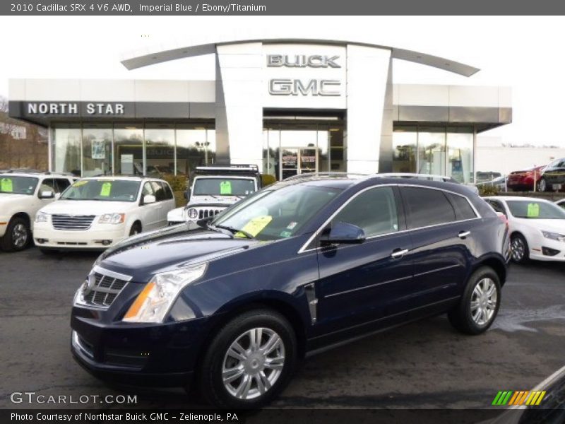 Imperial Blue / Ebony/Titanium 2010 Cadillac SRX 4 V6 AWD