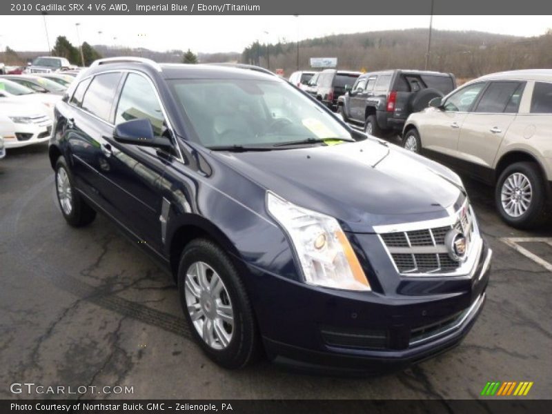 Imperial Blue / Ebony/Titanium 2010 Cadillac SRX 4 V6 AWD