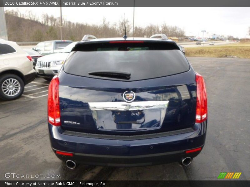 Imperial Blue / Ebony/Titanium 2010 Cadillac SRX 4 V6 AWD