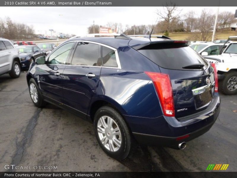 Imperial Blue / Ebony/Titanium 2010 Cadillac SRX 4 V6 AWD