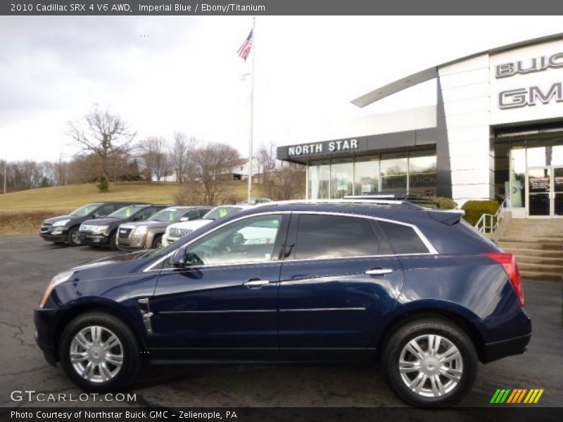 Imperial Blue / Ebony/Titanium 2010 Cadillac SRX 4 V6 AWD