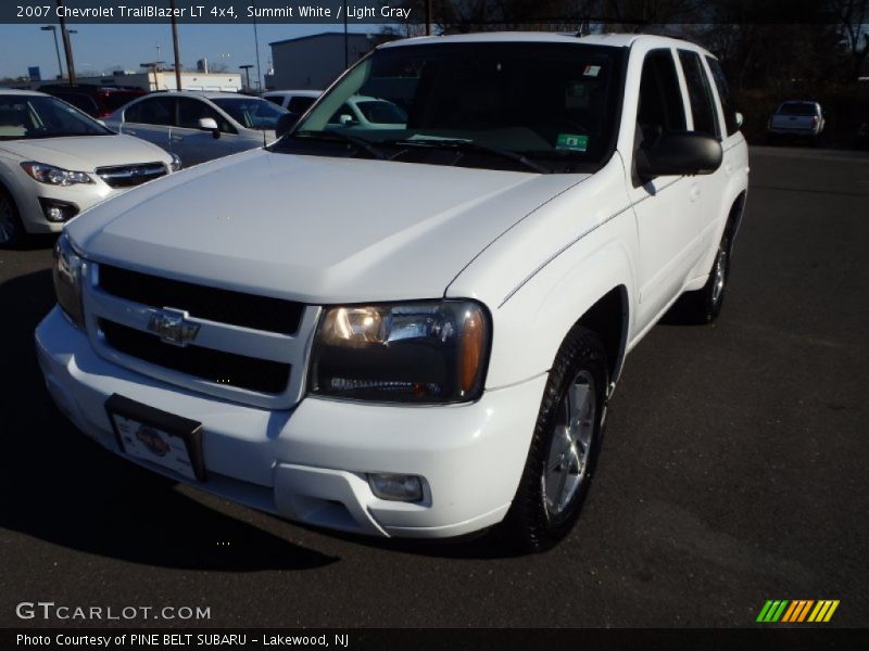 Summit White / Light Gray 2007 Chevrolet TrailBlazer LT 4x4