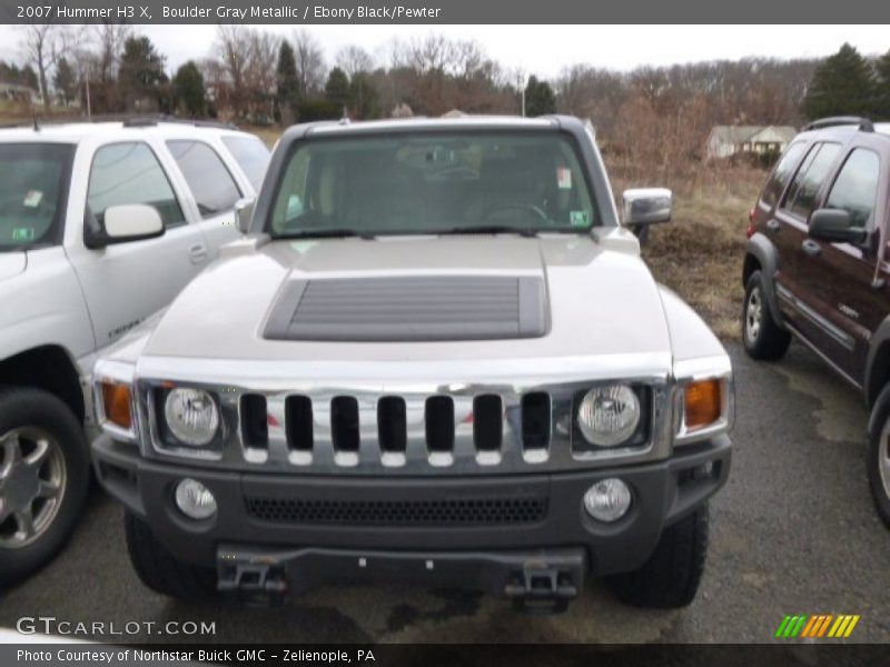 Boulder Gray Metallic / Ebony Black/Pewter 2007 Hummer H3 X