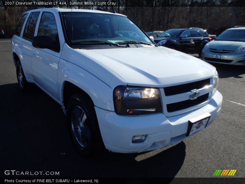Summit White / Light Gray 2007 Chevrolet TrailBlazer LT 4x4