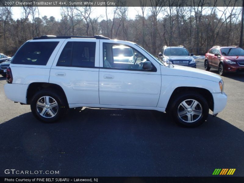 Summit White / Light Gray 2007 Chevrolet TrailBlazer LT 4x4