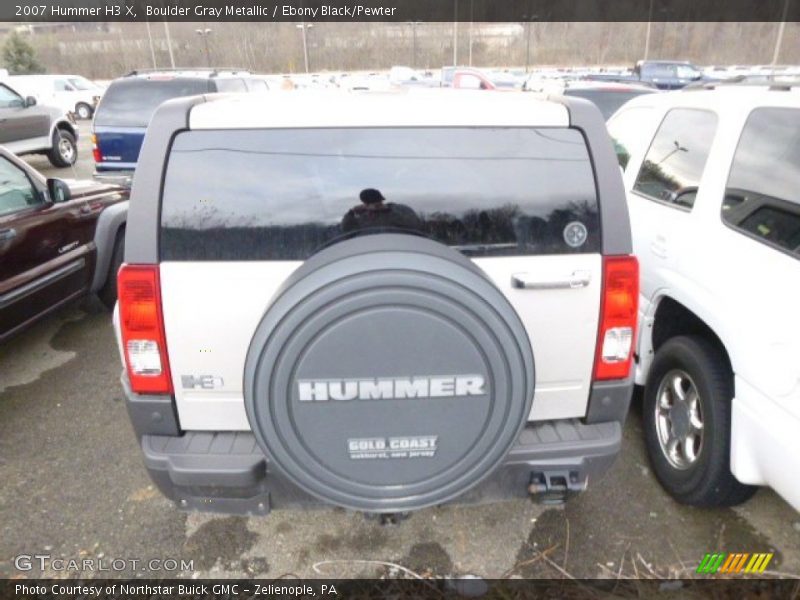 Boulder Gray Metallic / Ebony Black/Pewter 2007 Hummer H3 X