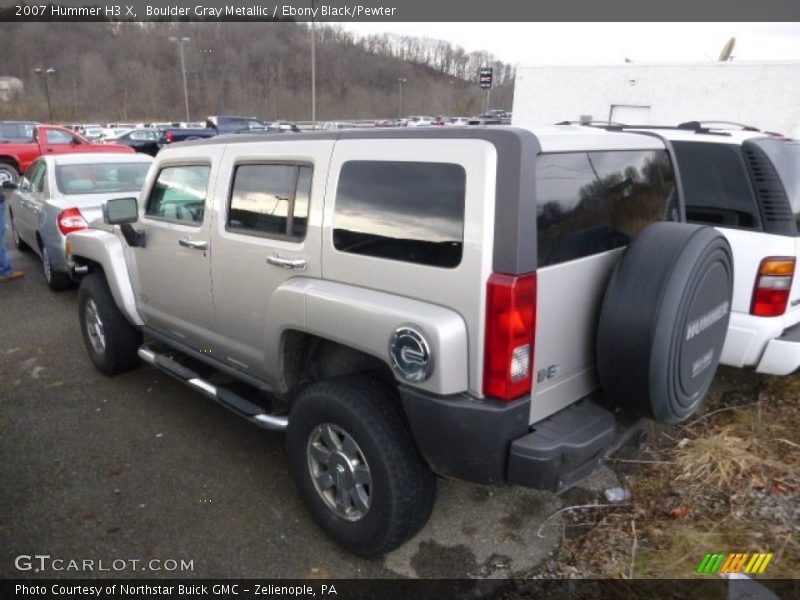 Boulder Gray Metallic / Ebony Black/Pewter 2007 Hummer H3 X