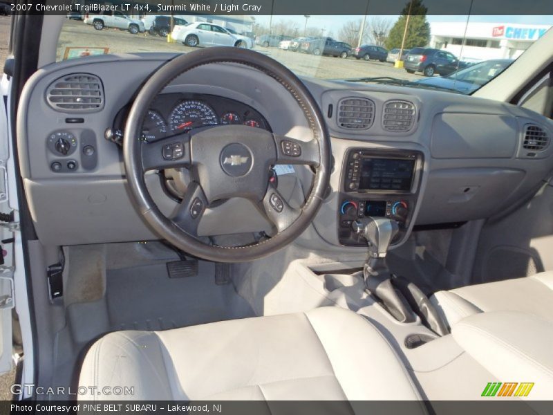 Summit White / Light Gray 2007 Chevrolet TrailBlazer LT 4x4