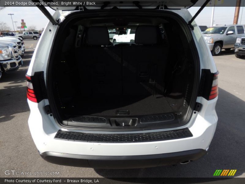 Bright White / Black 2014 Dodge Durango Limited