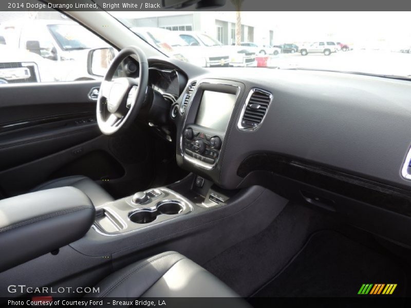 Bright White / Black 2014 Dodge Durango Limited