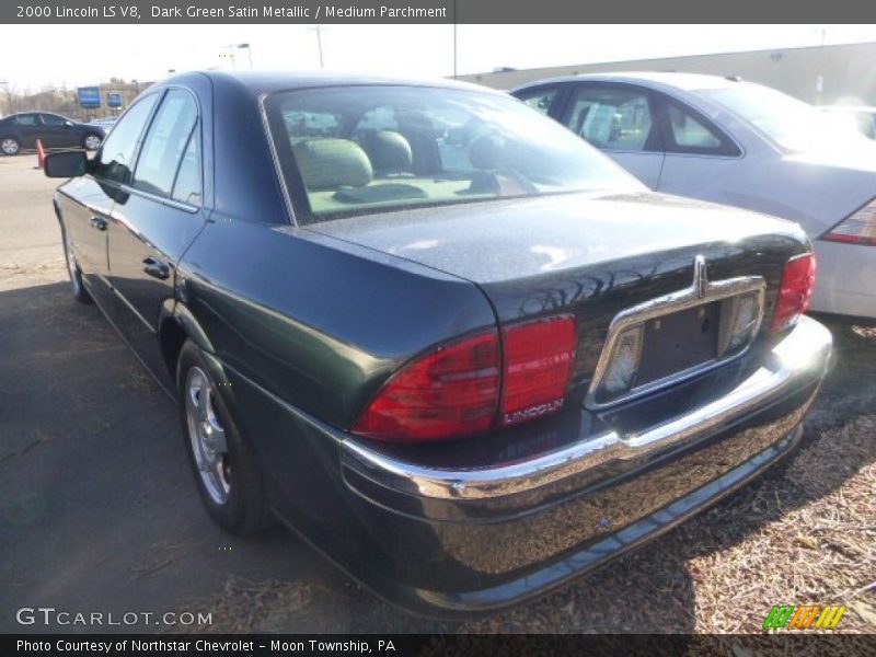 Dark Green Satin Metallic / Medium Parchment 2000 Lincoln LS V8
