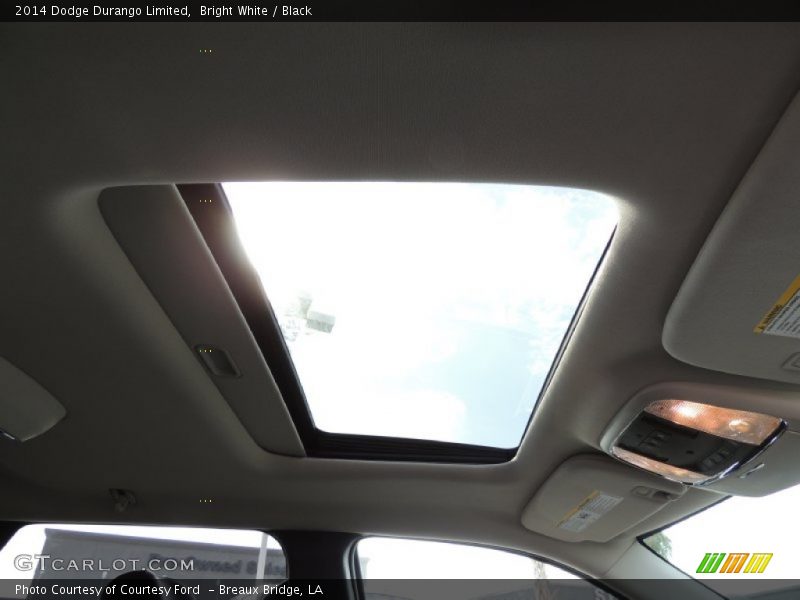 Bright White / Black 2014 Dodge Durango Limited