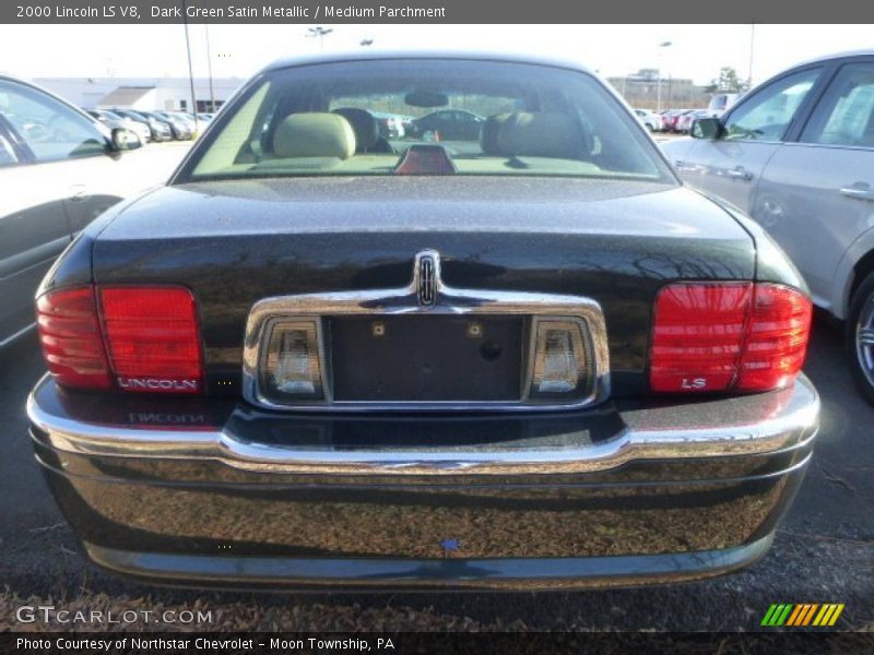 Dark Green Satin Metallic / Medium Parchment 2000 Lincoln LS V8