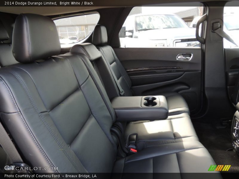 Bright White / Black 2014 Dodge Durango Limited