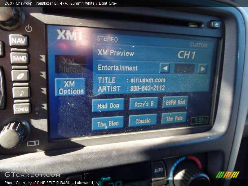 Summit White / Light Gray 2007 Chevrolet TrailBlazer LT 4x4