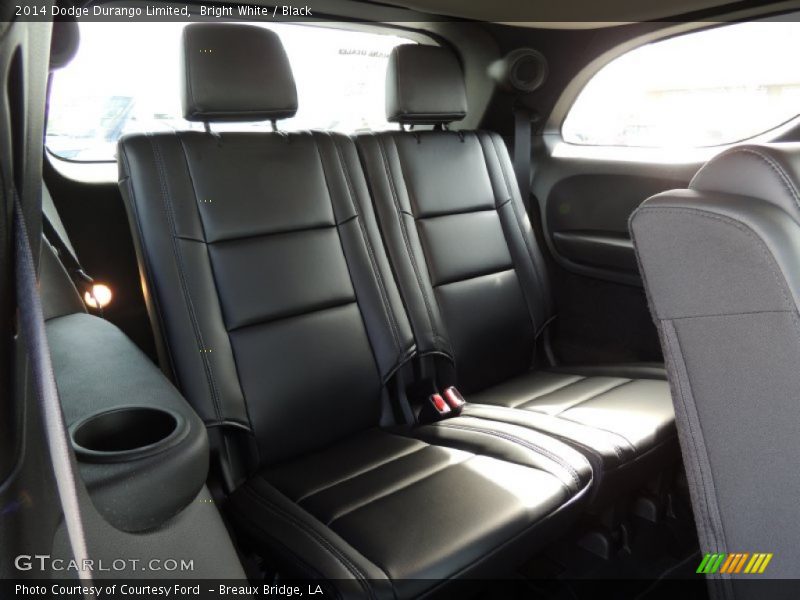 Bright White / Black 2014 Dodge Durango Limited