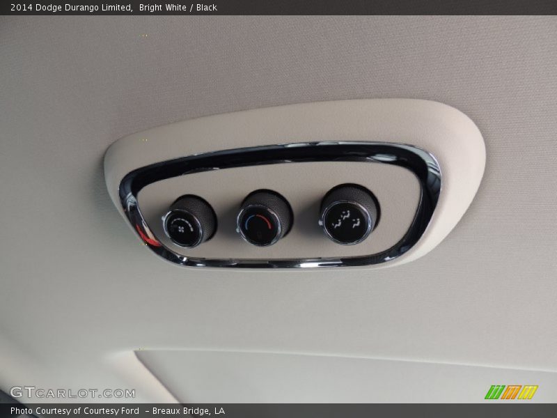 Bright White / Black 2014 Dodge Durango Limited