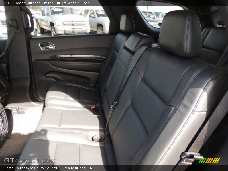 Bright White / Black 2014 Dodge Durango Limited