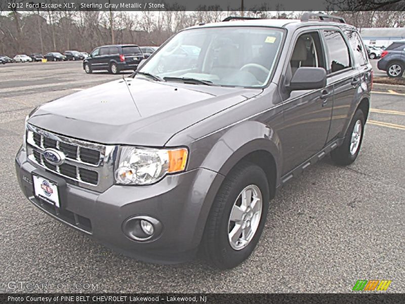Sterling Gray Metallic / Stone 2012 Ford Escape XLT