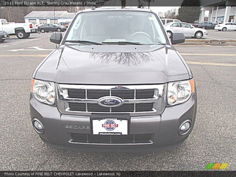 Sterling Gray Metallic / Stone 2012 Ford Escape XLT