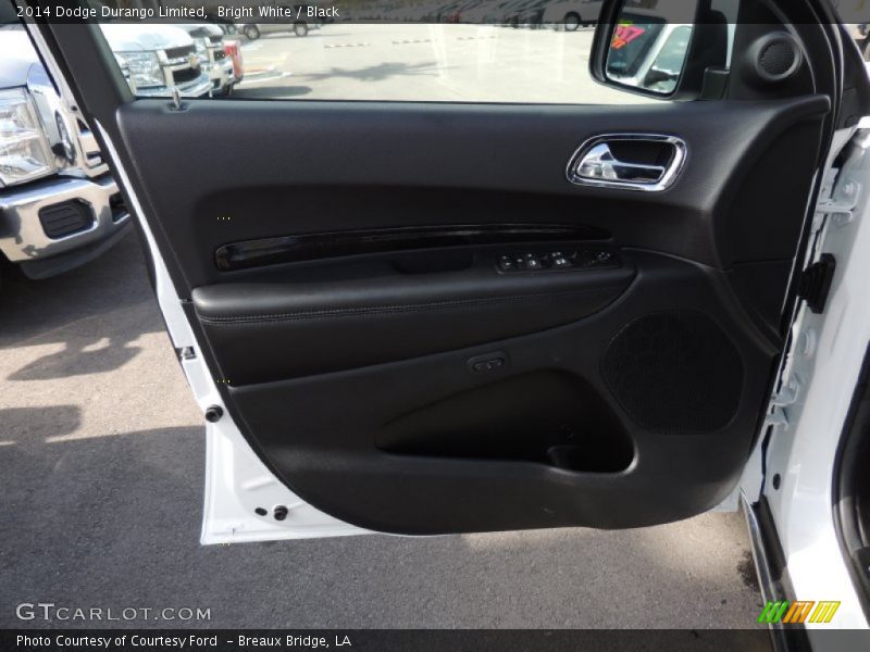 Bright White / Black 2014 Dodge Durango Limited