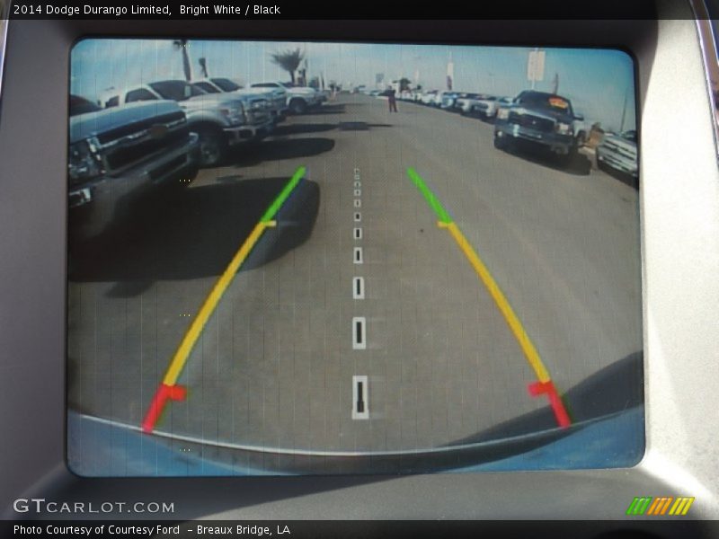 Bright White / Black 2014 Dodge Durango Limited