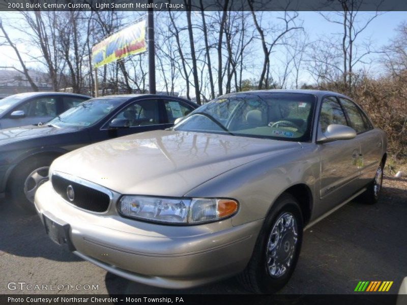 Light Sandrift Metallic / Taupe 2001 Buick Century Custom