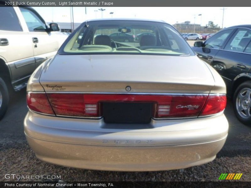 Light Sandrift Metallic / Taupe 2001 Buick Century Custom