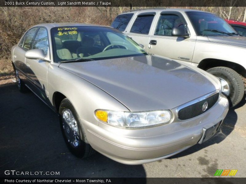 Light Sandrift Metallic / Taupe 2001 Buick Century Custom