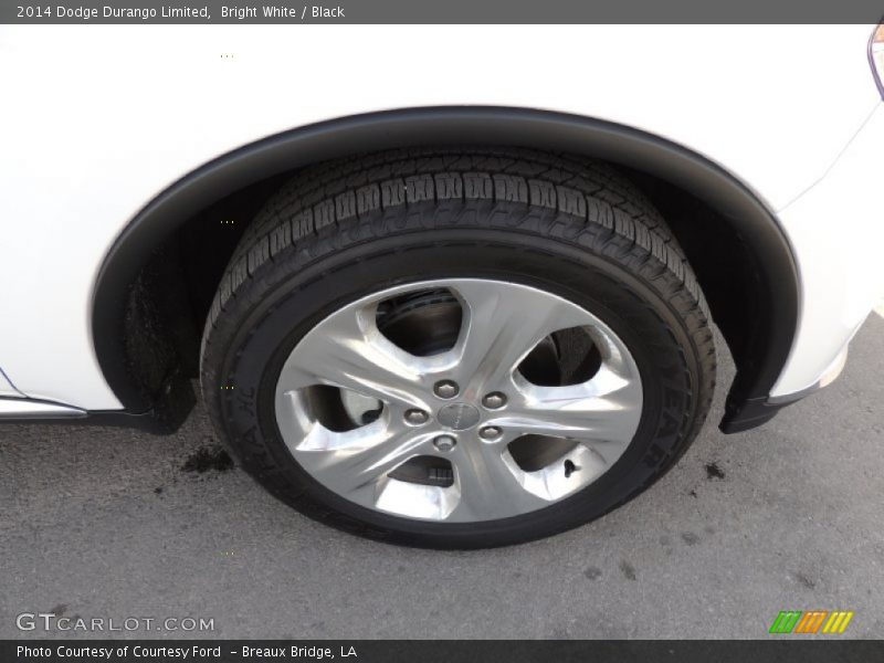 Bright White / Black 2014 Dodge Durango Limited