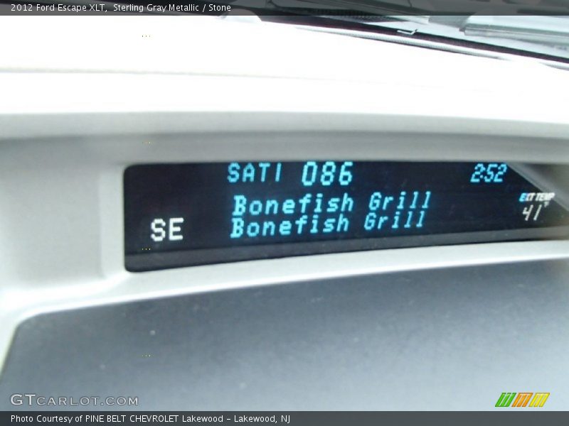 Sterling Gray Metallic / Stone 2012 Ford Escape XLT