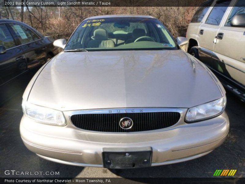 Light Sandrift Metallic / Taupe 2001 Buick Century Custom