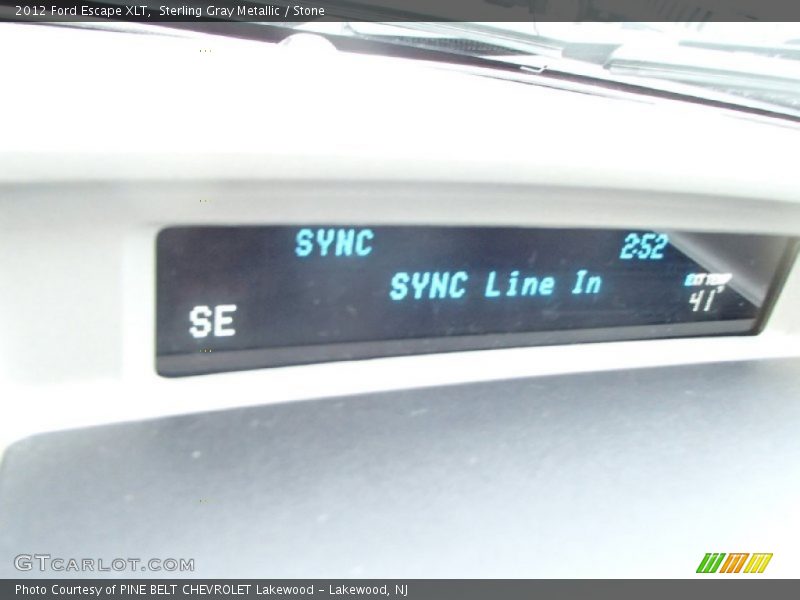 Sterling Gray Metallic / Stone 2012 Ford Escape XLT