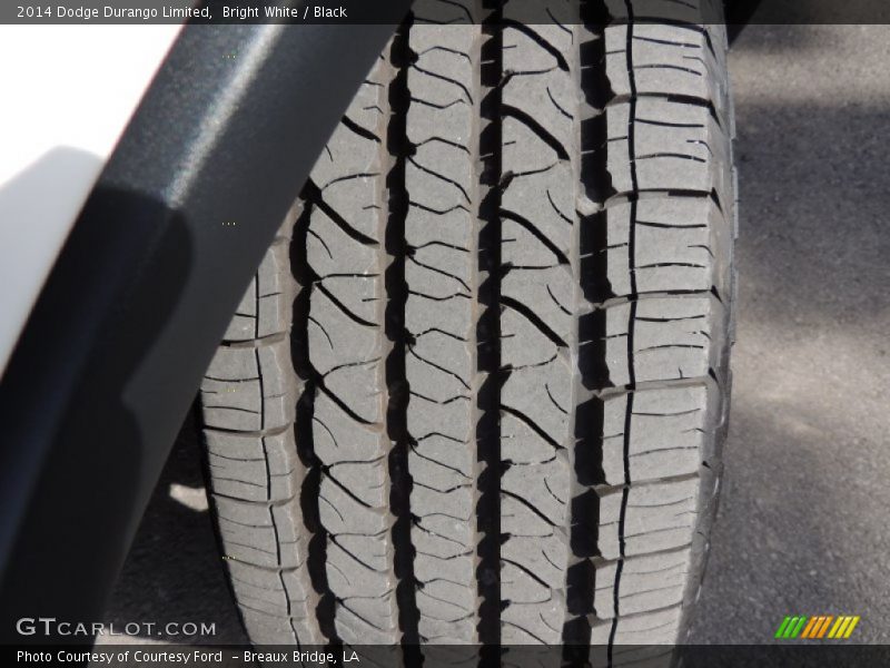 Bright White / Black 2014 Dodge Durango Limited