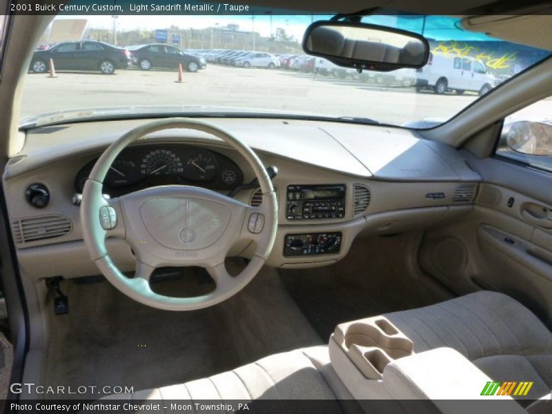 Light Sandrift Metallic / Taupe 2001 Buick Century Custom