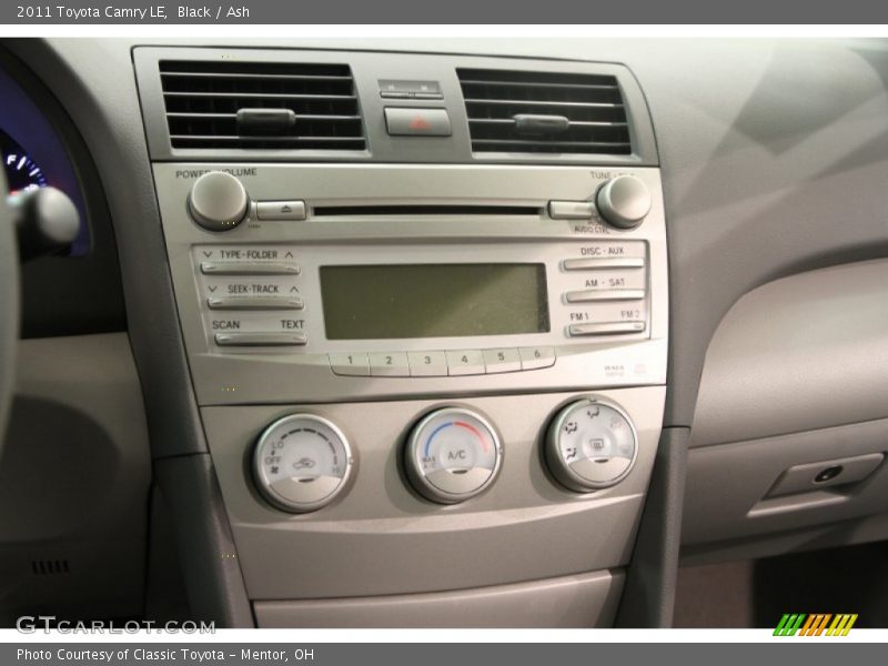 Black / Ash 2011 Toyota Camry LE