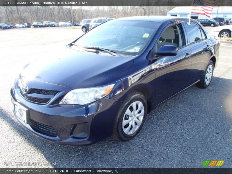 Nautical Blue Metallic / Ash 2012 Toyota Corolla