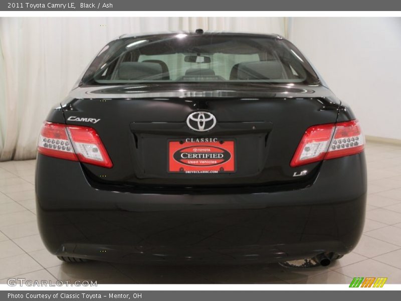 Black / Ash 2011 Toyota Camry LE