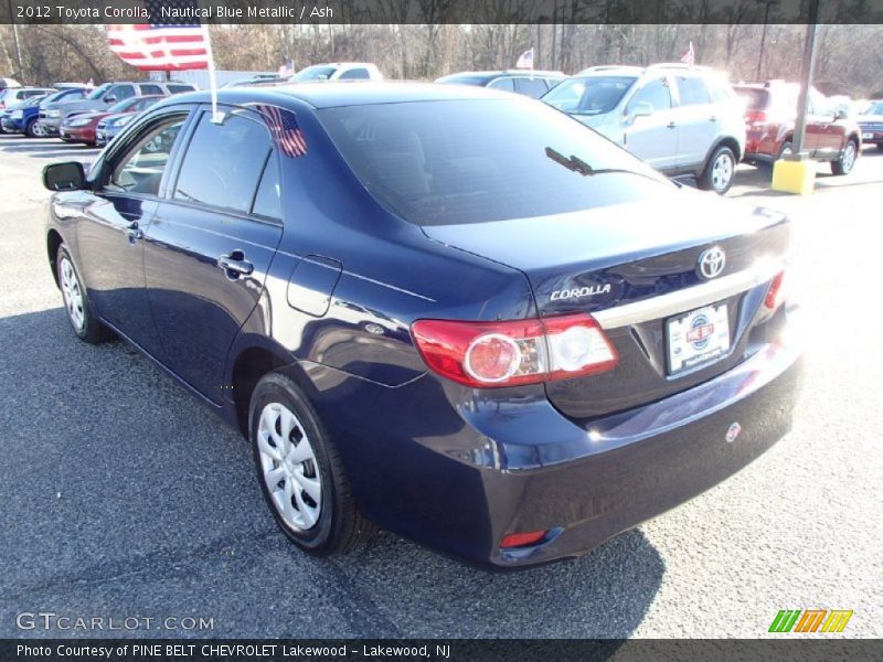 Nautical Blue Metallic / Ash 2012 Toyota Corolla