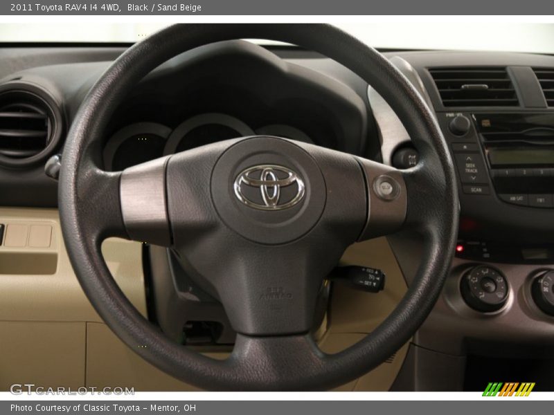 Black / Sand Beige 2011 Toyota RAV4 I4 4WD