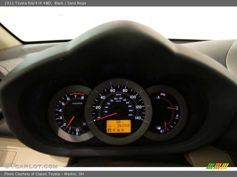 Black / Sand Beige 2011 Toyota RAV4 I4 4WD