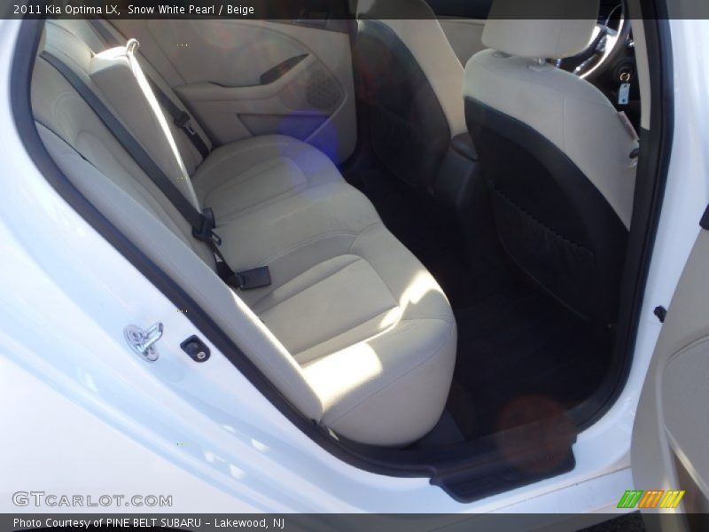 Snow White Pearl / Beige 2011 Kia Optima LX