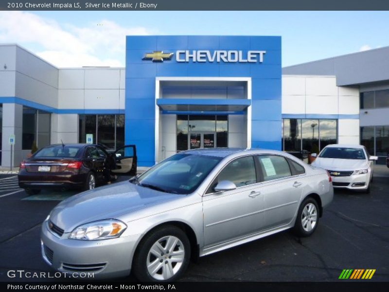 Silver Ice Metallic / Ebony 2010 Chevrolet Impala LS